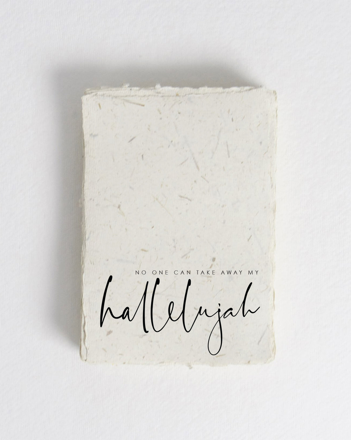 No One Can Take Away My Hallelujah Cotton Print