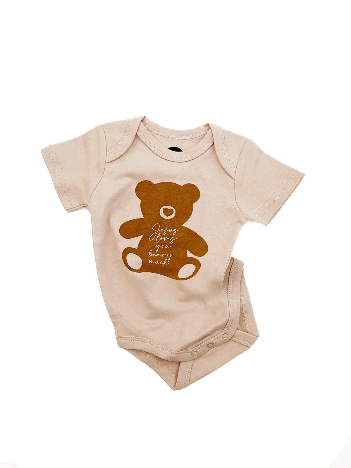 Jesus Loves You Beary Much Bodysuit
