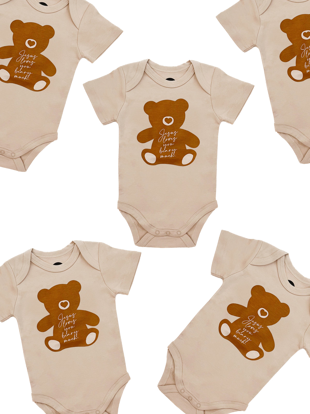 Jesus Loves You Beary Much Bodysuit
