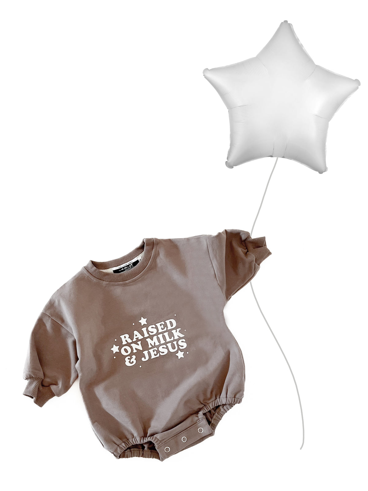 Raised On Milk & Jesus Bubble Jumpsuit