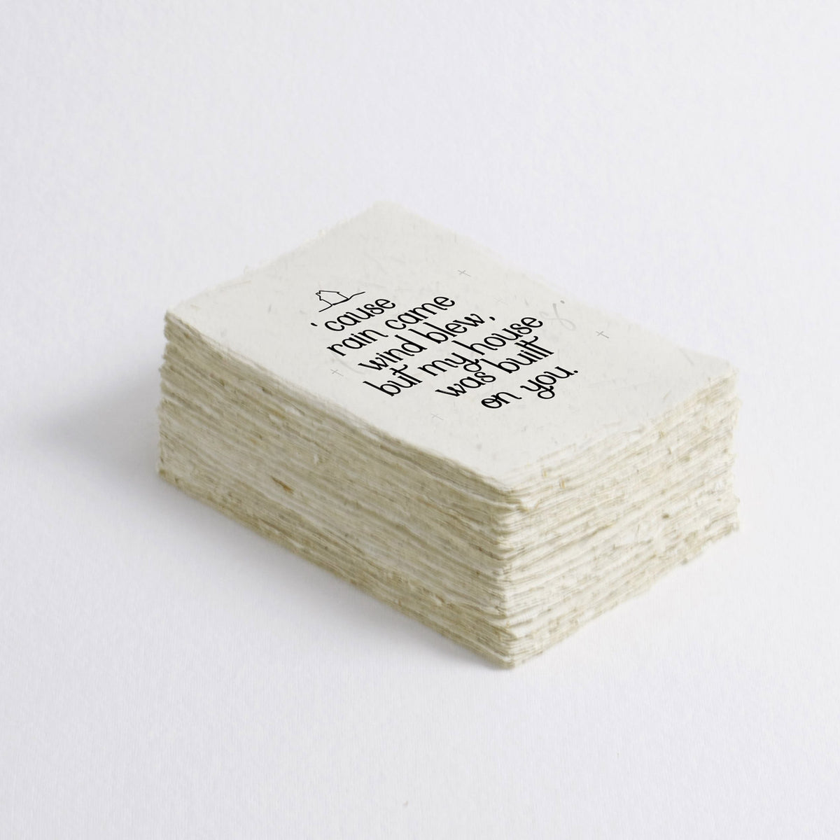 Firm Foundation Cotton Print