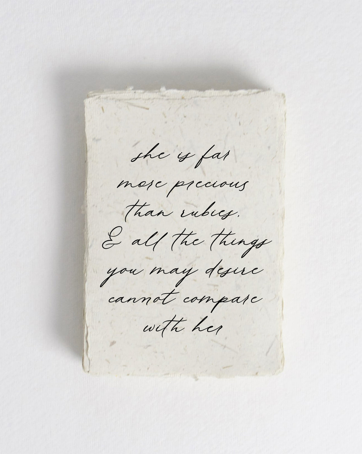 Proverbs 31:30 Cotton Print