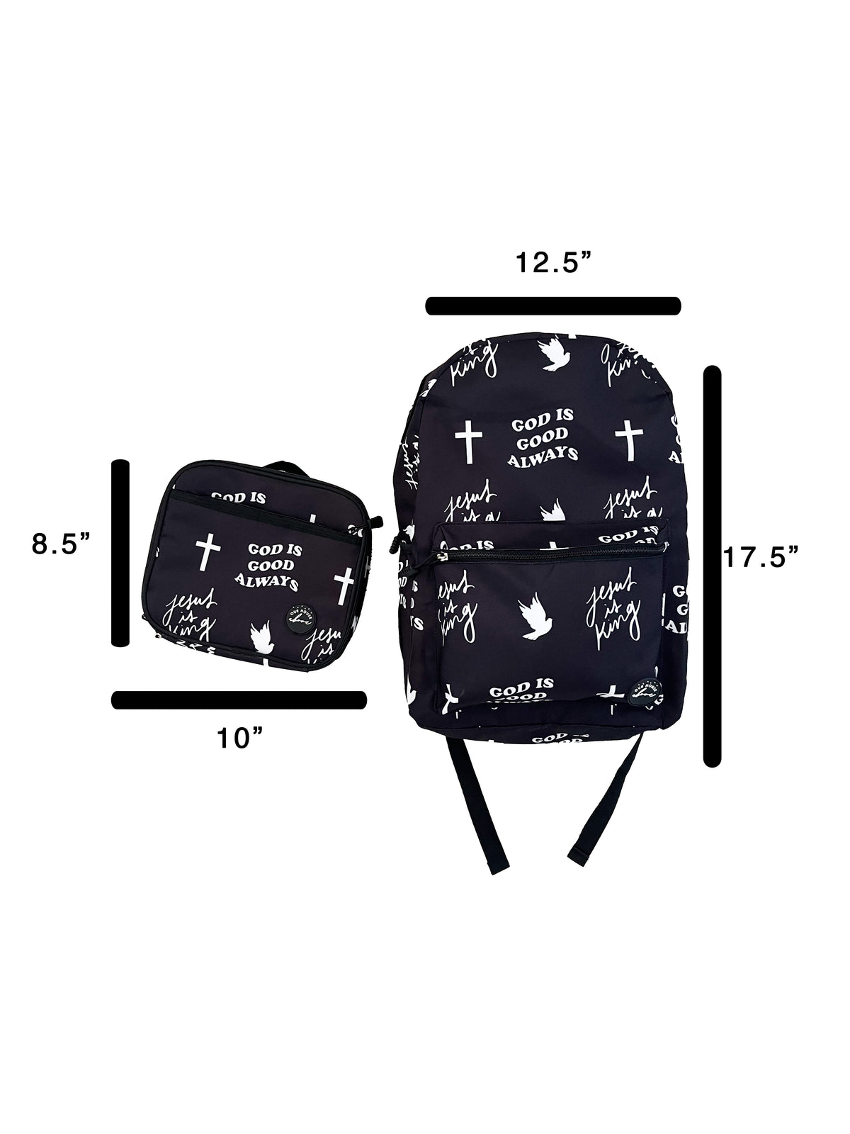Jesus is King Backpack & Lunch Box