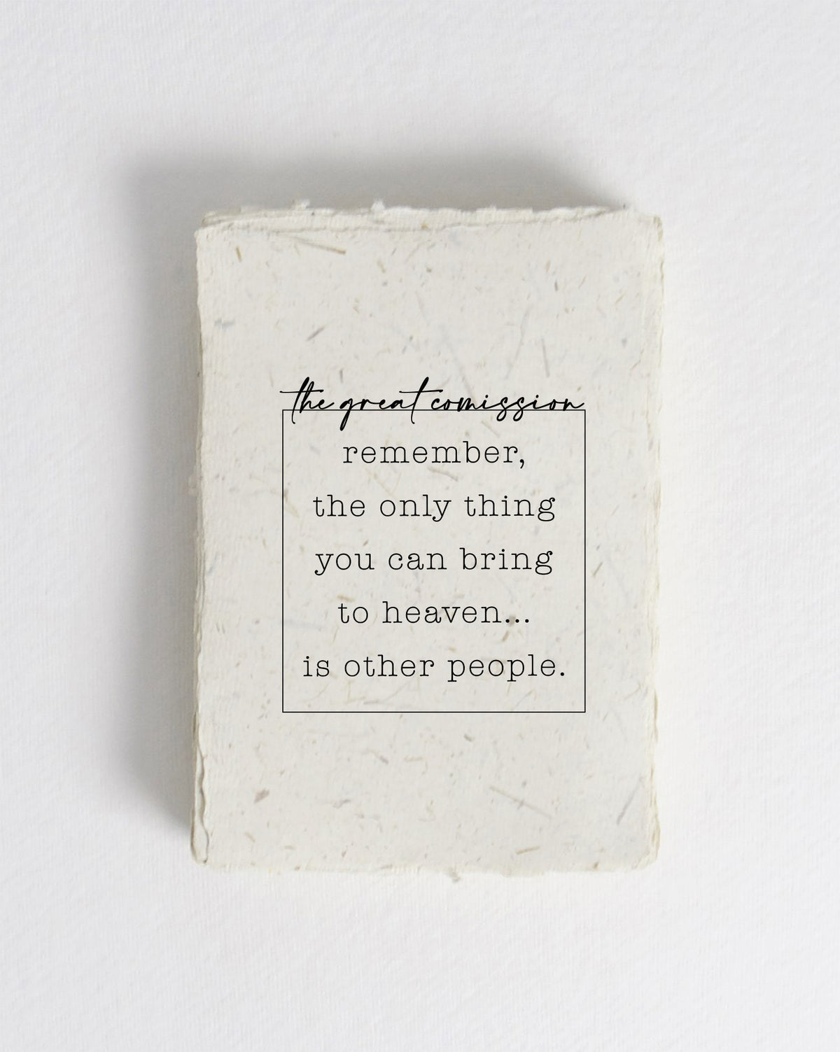 The Great Commission Cotton Print