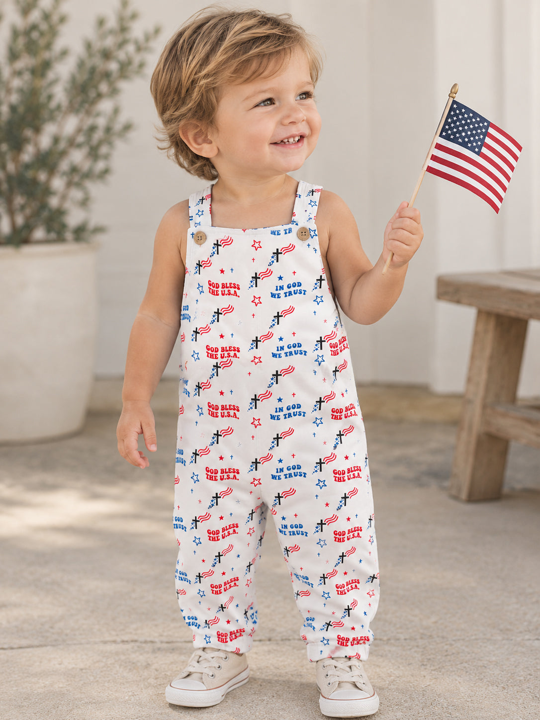 LAST CHANCE*** God Bless the USA Overalls