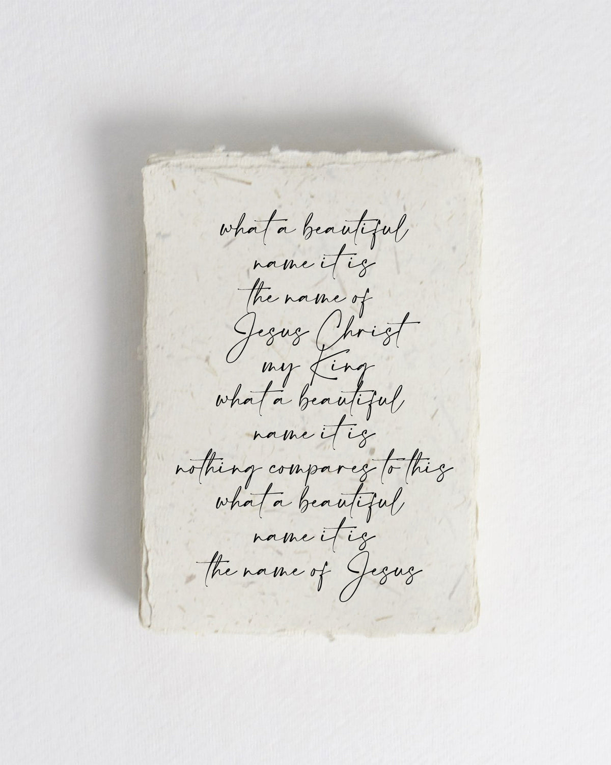 The Name of Jesus Cotton Print