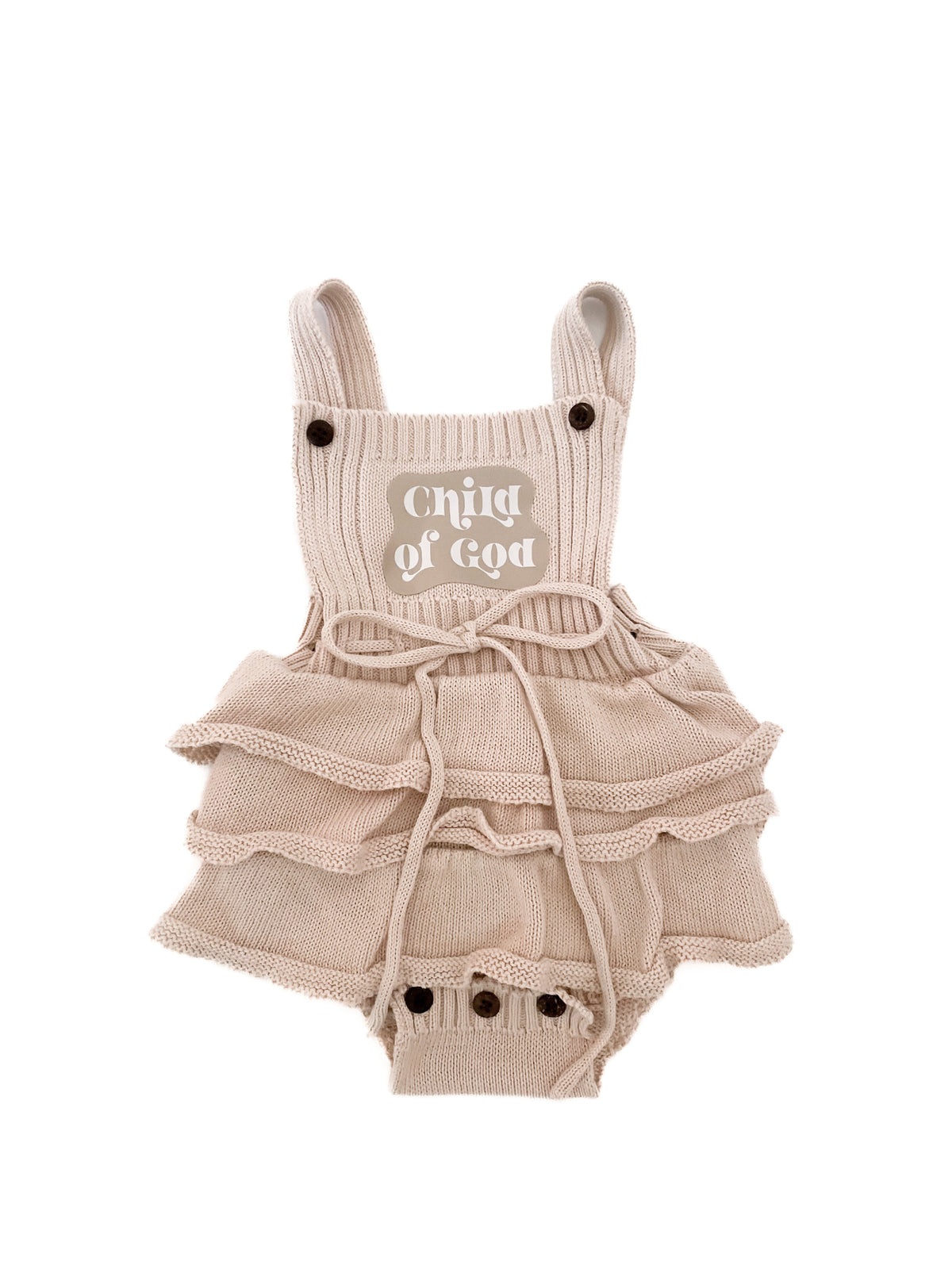 Knit Ruffled Child of God Dress