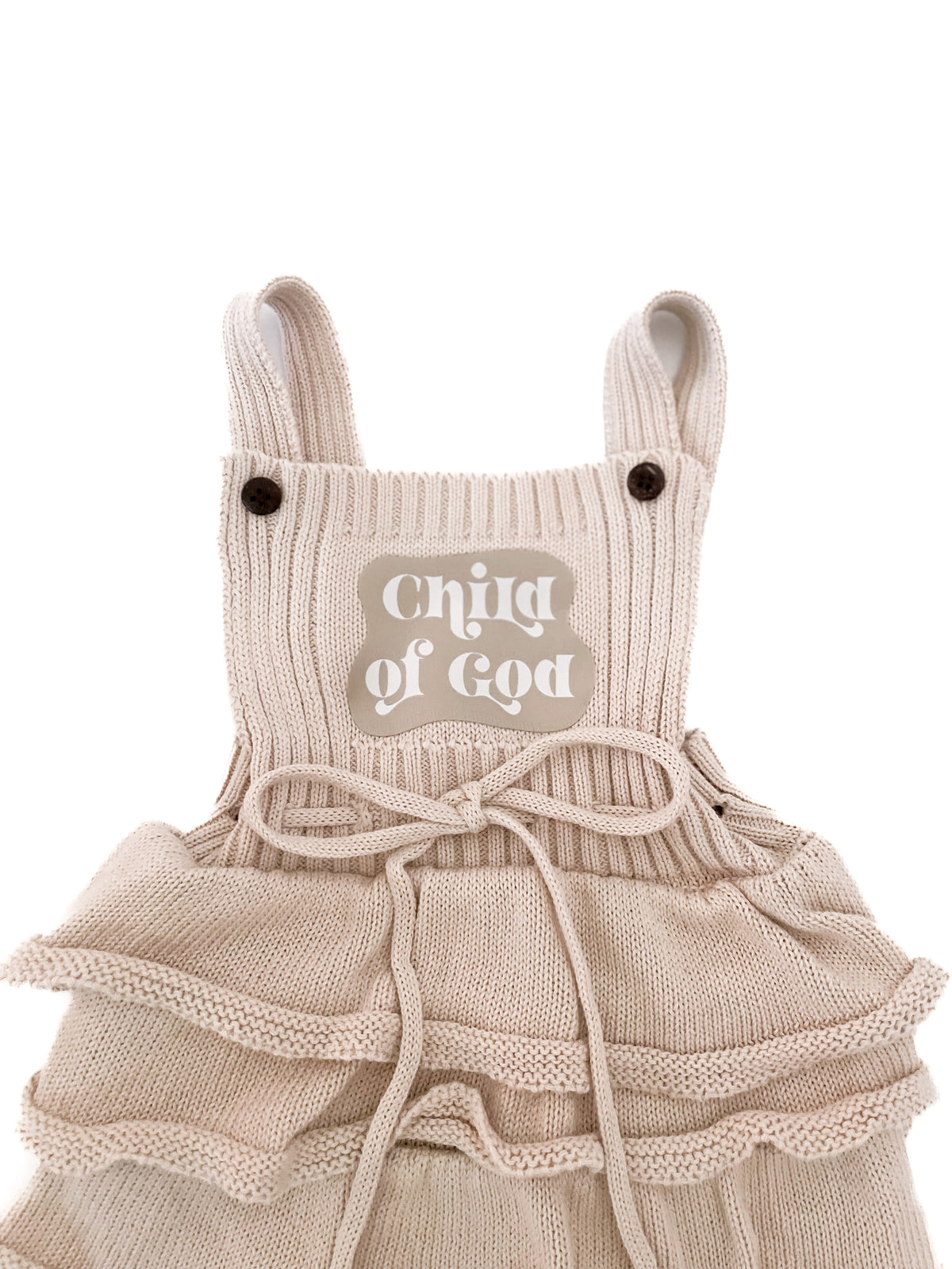 Knit Ruffled Child of God Dress