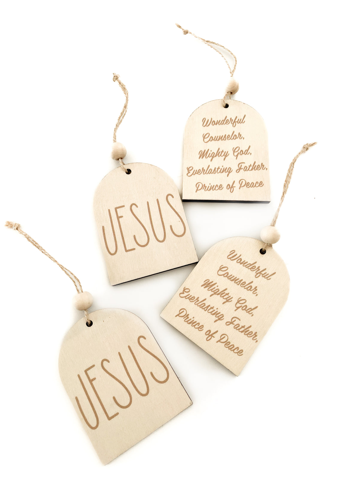 Christmas Collection Wood Ornaments