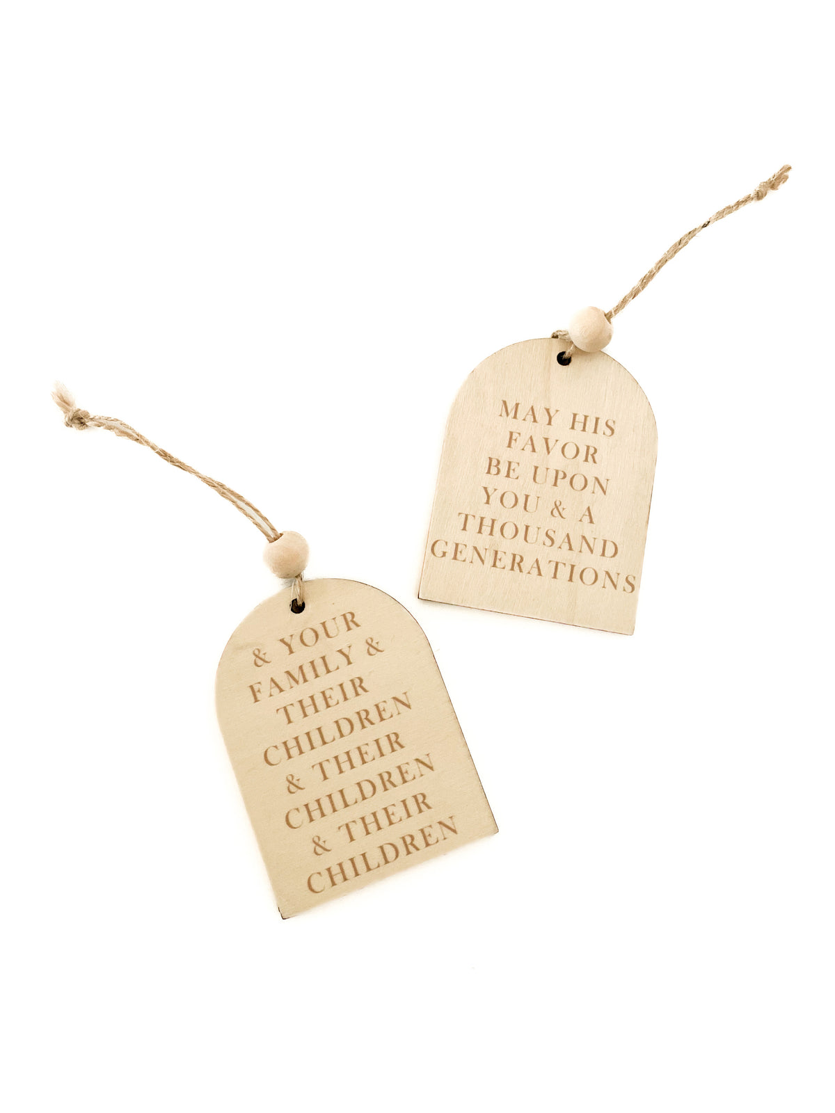 Christmas Collection Wood Ornaments