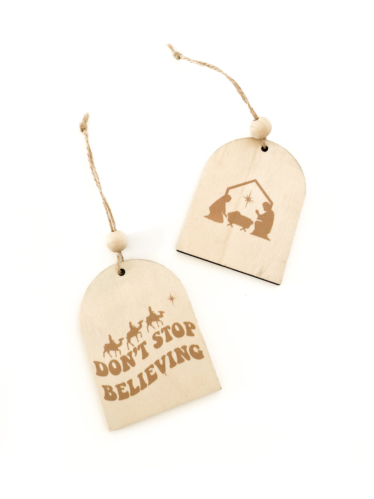 Christmas Collection Wood Ornaments