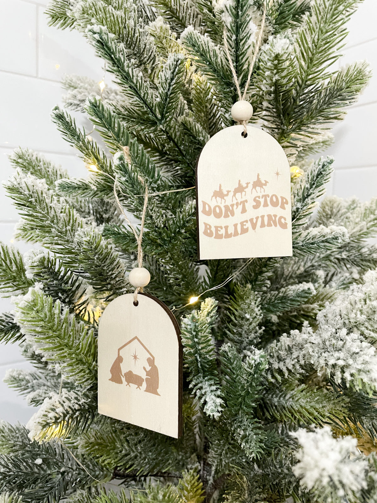 Christmas Collection Wood Ornaments