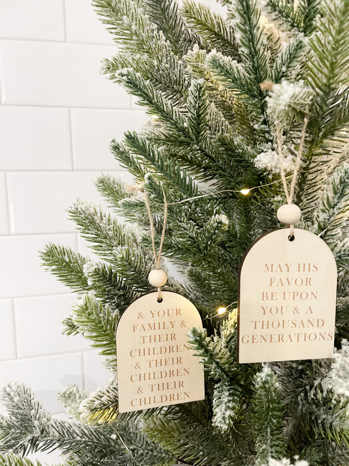 Christmas Collection Wood Ornaments